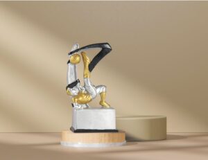 Figura deportiva de resina mini