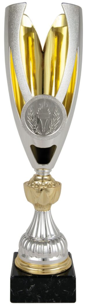 Copa económica cónica con interior dorado