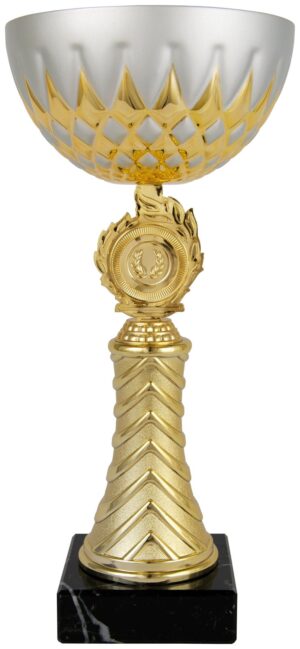 Copa económica rombo plata y oro mate