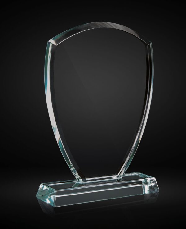 30014.jpg Trofeo de cristal escudo biselado con base