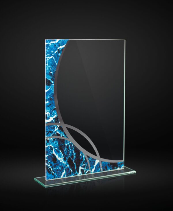 30016.jpg Trofeo de cristal rectangular decorado en mármol