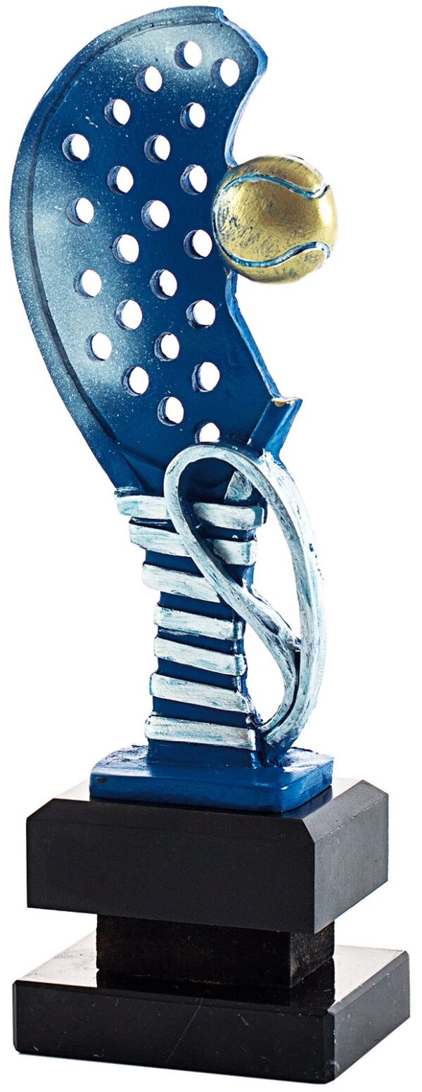 Trofeo de resina raqueta de pádel