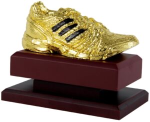 Trofeo de resina zapatilla de cross