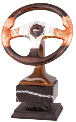 Trofeo de resina volante de competición