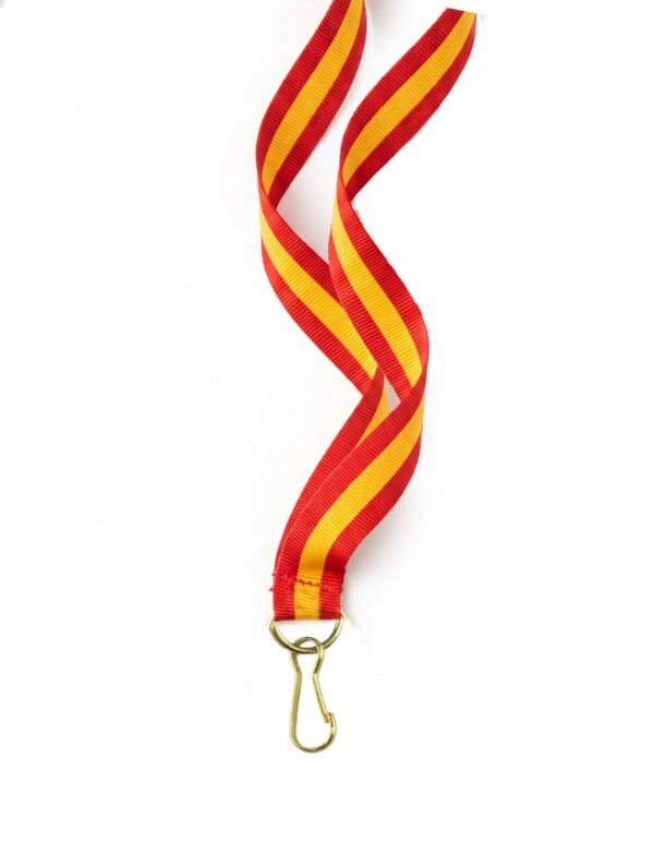 Cinta para medallas España con gancho